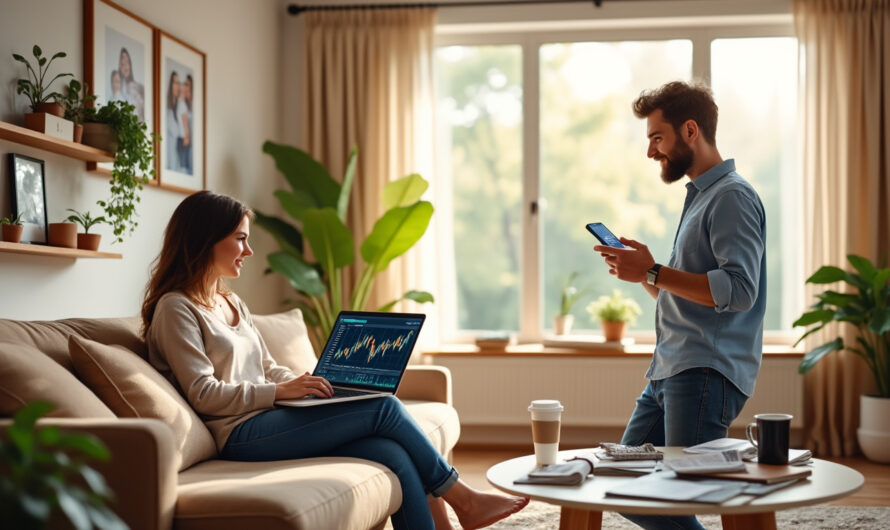 Les cryptomonnaies dans les couples : comptes séparés ou portefeuille commun ?