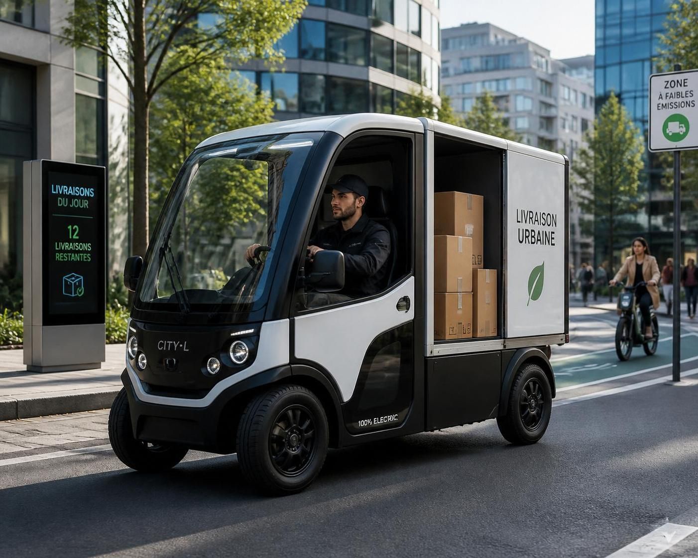 découvrez notre assurance spécialement conçue pour les quadricycles lourds utilisés en livraison urbaine du dernier kilomètre, offrant une protection optimale adaptée à vos besoins professionnels.