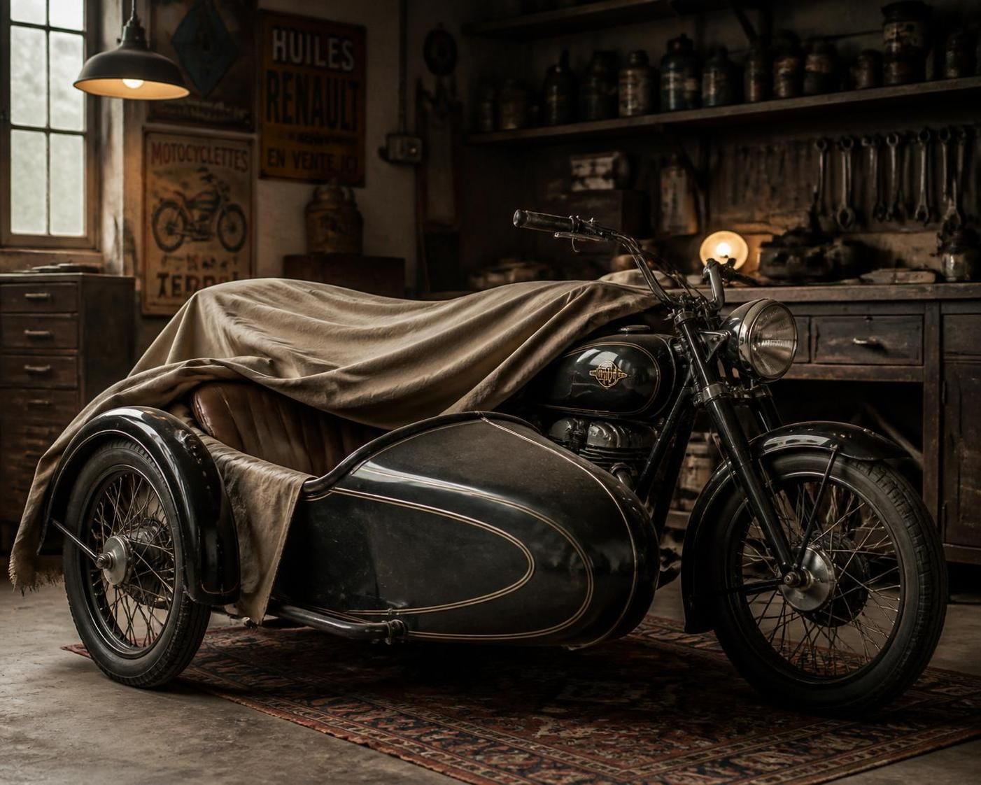 découvrez comment couvrir et protéger un side-car ancien immatriculé en collection avant 1960, avec des conseils adaptés pour préserver son authenticité et sa valeur.