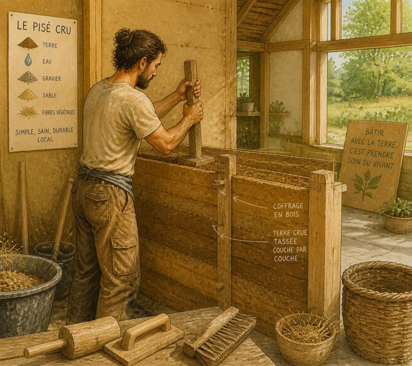 assurance décennale spécialement conçue pour les artisans spécialisés en construction en pisé crue, garantissant la protection et la conformité de vos ouvrages pour 10 ans.