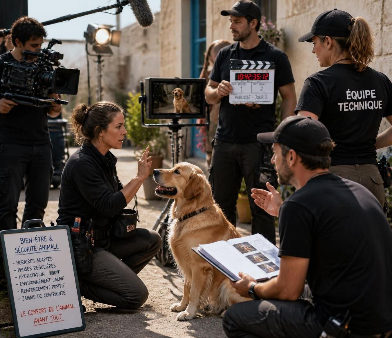 découvrez notre assurance spécialisée pour dresseurs d'animaux utilisés dans le cinéma et la publicité, garantissant protection et sérénité lors de vos tournages.