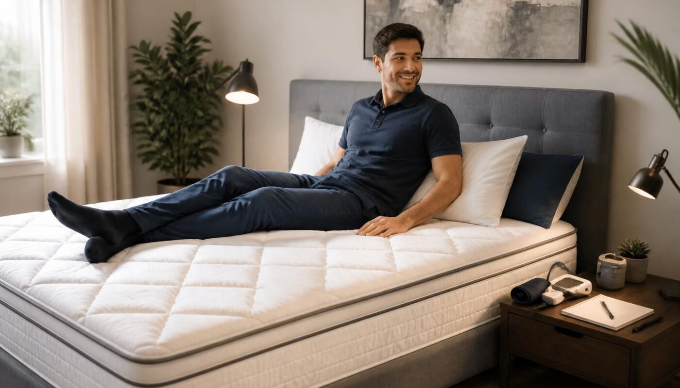 obtenez une couverture professionnelle adaptée pour testeur de matelas indépendant à domicile, protégeant vos activités et assurant votre tranquillité d'esprit.