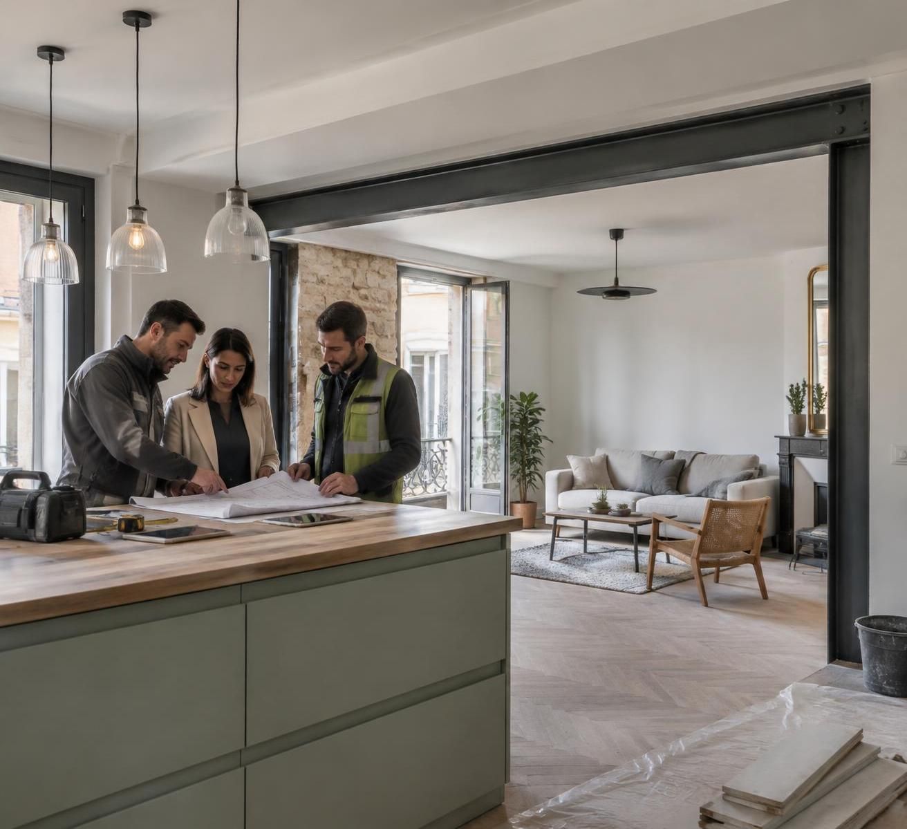 découvrez les contraintes techniques à anticiper pour ouvrir votre cuisine sur le salon : murs porteurs, ventilation, plomberie, électricité et aménagement.