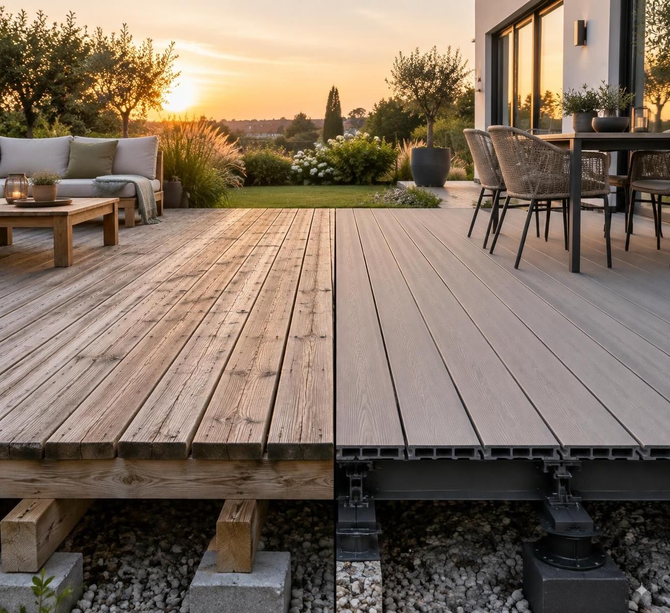 bois ou composite : comparez le coût d’une terrasse sur 15 ans, entre achat, entretien et durabilité, pour choisir la solution la plus rentable.